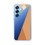 Slim Protection Case［ Marble Triangle Palette - Orange ］
