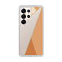 Slim Protection Case［ Marble Triangle Palette - Orange ］