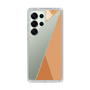 Slim Protection Case［ Marble Triangle Palette - Orange ］