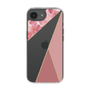 Slim Protection Case［ Marble Triangle Palette - Pink ］