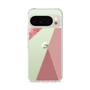 Slim Protection Case［ Marble Triangle Palette - Pink ］
