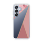 Slim Protection Case［ Marble Triangle Palette - Pink ］