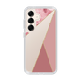 Slim Protection Case［ Marble Triangle Palette - Pink ］