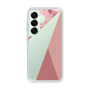 Slim Protection Case［ Marble Triangle Palette - Pink ］