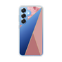 Slim Protection Case［ Marble Triangle Palette - Pink ］
