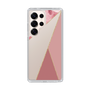 Slim Protection Case［ Marble Triangle Palette - Pink ］