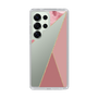 Slim Protection Case［ Marble Triangle Palette - Pink ］