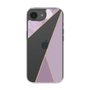 Slim Protection Case［ Marble Triangle Palette - Purple ］