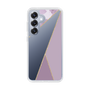 Slim Protection Case［ Marble Triangle Palette - Purple ］