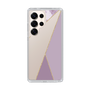Slim Protection Case［ Marble Triangle Palette - Purple ］