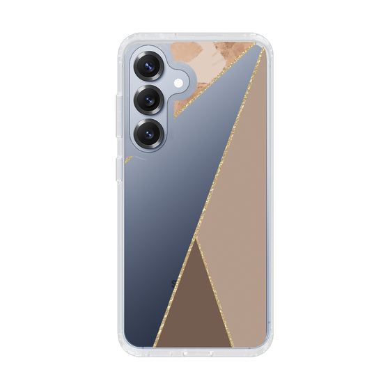 Slim Protection Case［ Marble Triangle Palette - Brown ］