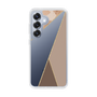 Slim Protection Case［ Marble Triangle Palette - Brown ］