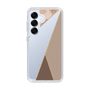 Slim Protection Case［ Marble Triangle Palette - Brown ］