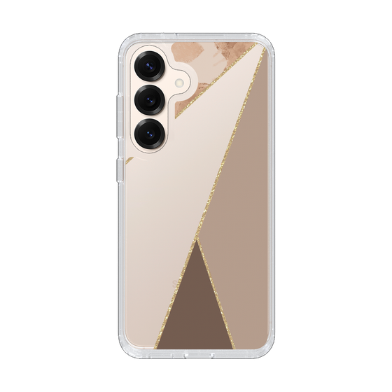 Slim Protection Case［ Marble Triangle Palette - Brown ］