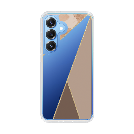 Slim Protection Case［ Marble Triangle Palette - Brown ］