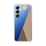 Slim Protection Case［ Marble Triangle Palette - Brown ］