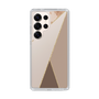 Slim Protection Case［ Marble Triangle Palette - Brown ］