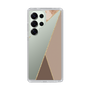 Slim Protection Case［ Marble Triangle Palette - Brown ］