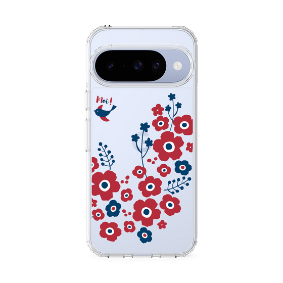 Slim Protection Case［ Nordic Flower Bird ］