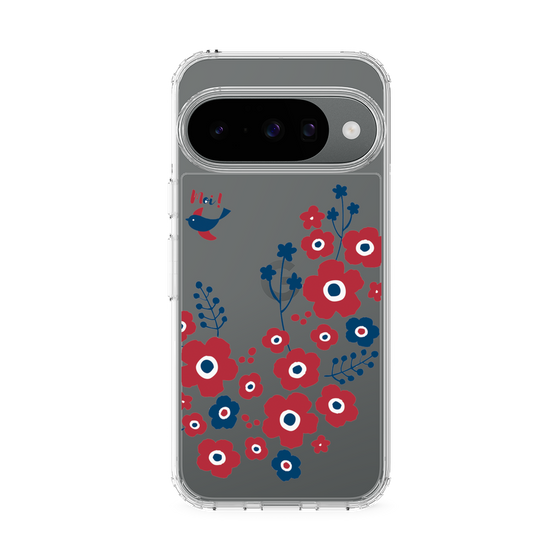 Slim Protection Case［ Nordic Flower Bird ］