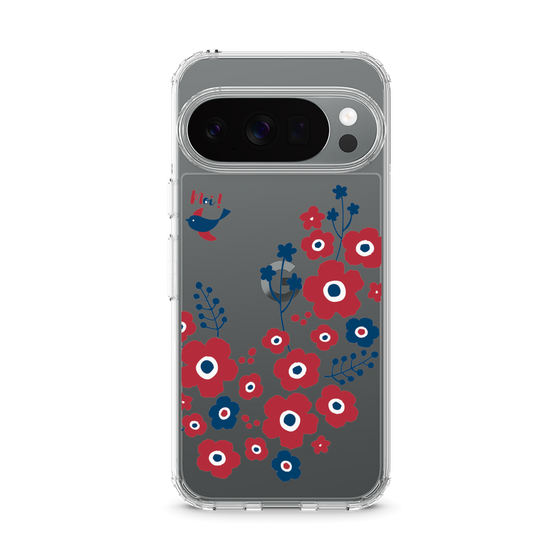 Slim Protection Case［ Nordic Flower Bird ］