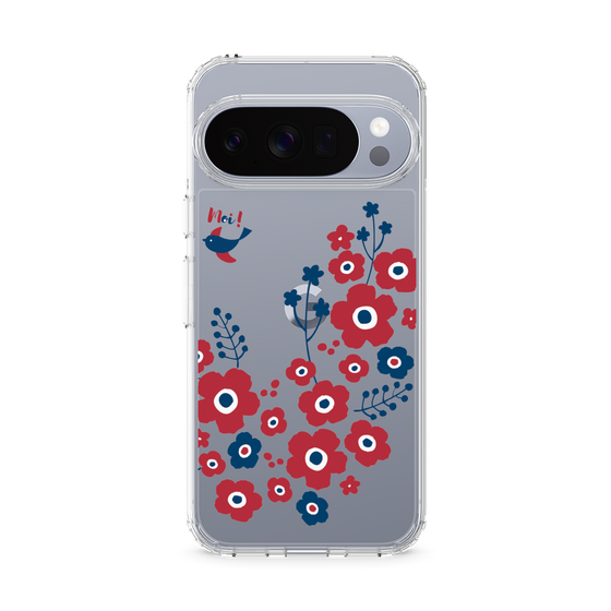 Slim Protection Case［ Nordic Flower Bird ］