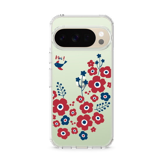 Slim Protection Case［ Nordic Flower Bird ］