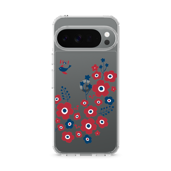 Slim Protection Case［ Nordic Flower Bird ］