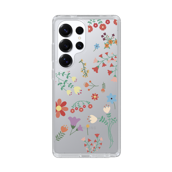 Slim Protection Case［ Cute Floral Pattern ］