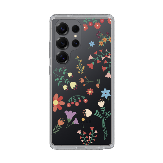 Slim Protection Case［ Cute Floral Pattern ］