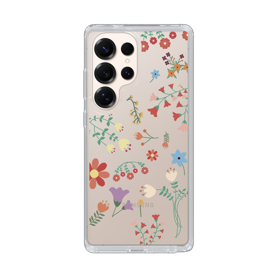 Slim Protection Case［ Cute Floral Pattern ］