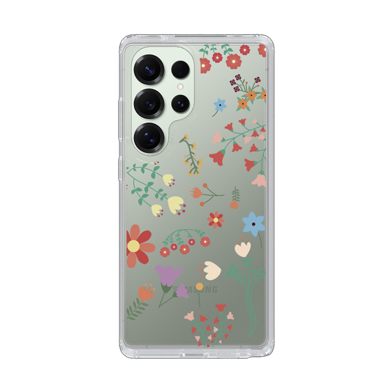 Slim Protection Case［ Cute Floral Pattern ］
