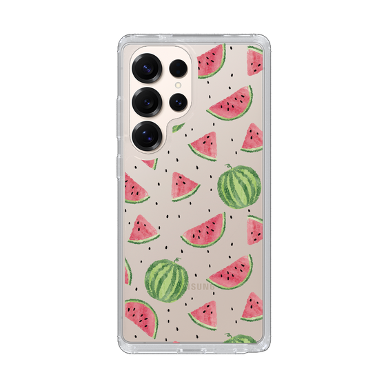 Slim Protection Case［ Crayon Watermelon ］