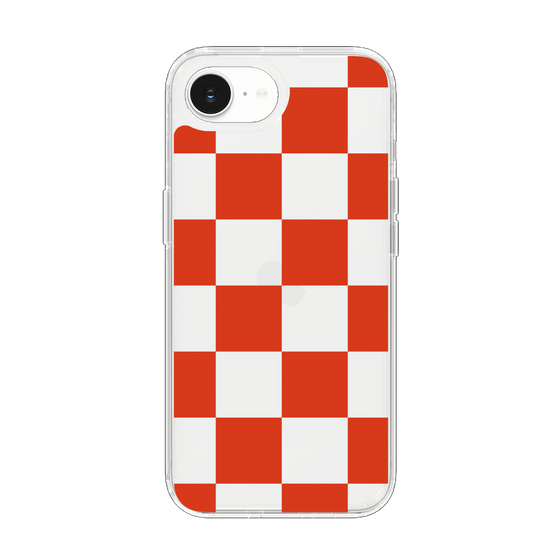 Slim Protection Case［ Ichimatsu Pattern - Red ］