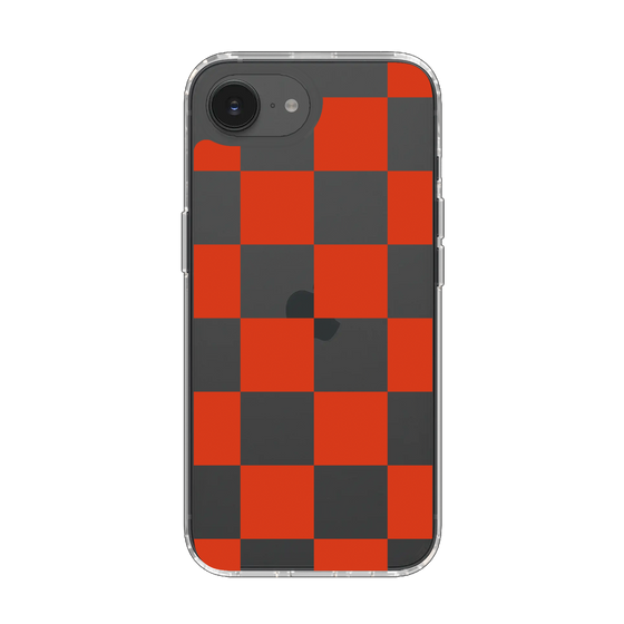 Slim Protection Case［ Ichimatsu Pattern - Red ］