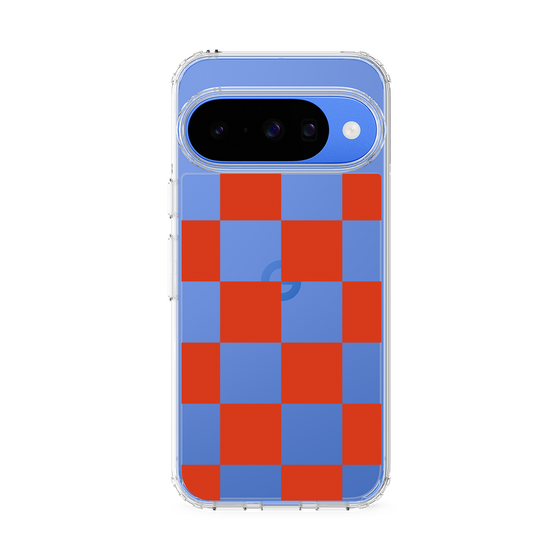 Slim Protection Case［ Ichimatsu Pattern - Red ］