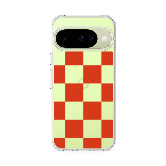 Slim Protection Case［ Ichimatsu Pattern - Red ］