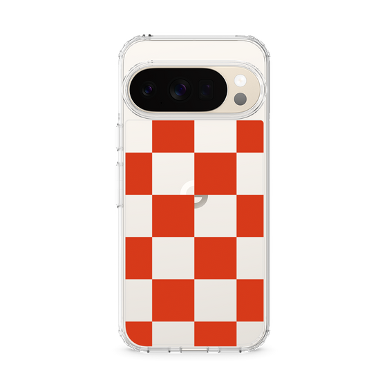 Slim Protection Case［ Ichimatsu Pattern - Red ］