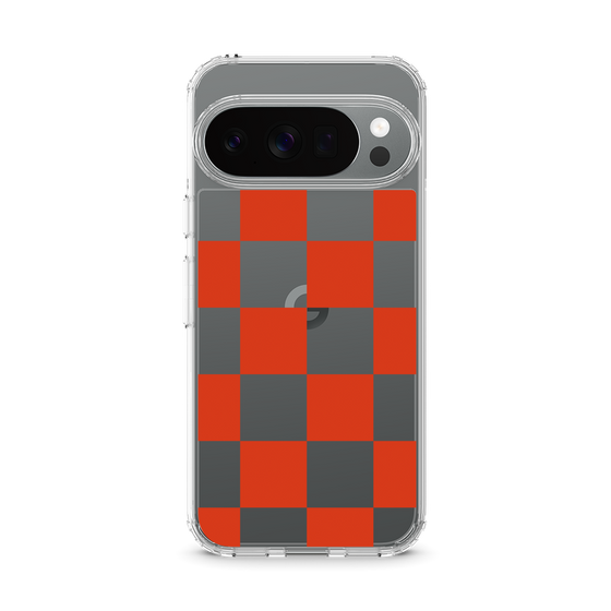 Slim Protection Case［ Ichimatsu Pattern - Red ］