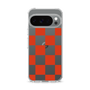 Slim Protection Case［ Ichimatsu Pattern - Red ］