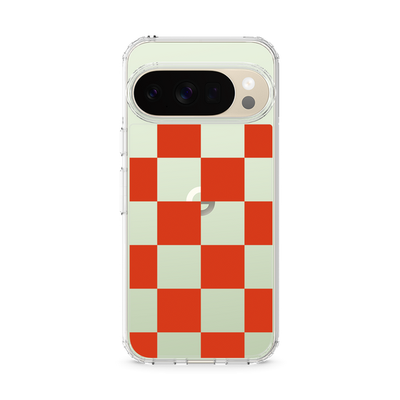 Slim Protection Case［ Ichimatsu Pattern - Red ］