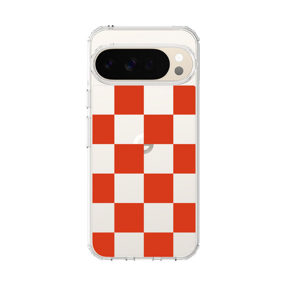 Slim Protection Case［ Ichimatsu Pattern - Red ］