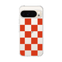 Slim Protection Case［ Ichimatsu Pattern - Red ］