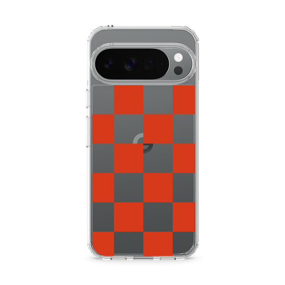 Slim Protection Case［ Ichimatsu Pattern - Red ］