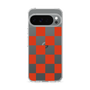 Slim Protection Case［ Ichimatsu Pattern - Red ］