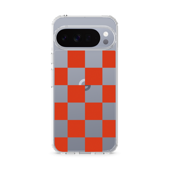 Slim Protection Case［ Ichimatsu Pattern - Red ］