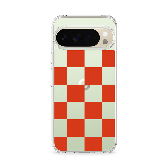 Slim Protection Case［ Ichimatsu Pattern - Red ］