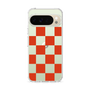 Slim Protection Case［ Ichimatsu Pattern - Red ］