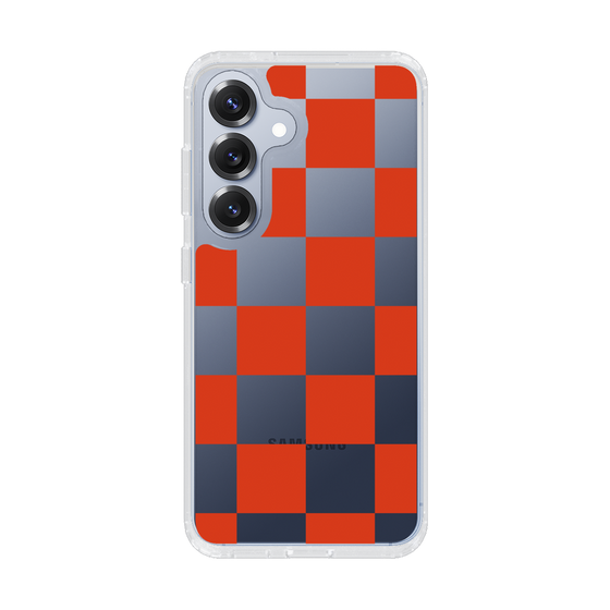 Slim Protection Case［ Ichimatsu Pattern - Red ］