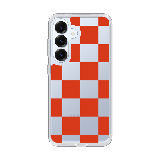 Slim Protection Case［ Ichimatsu Pattern - Red ］